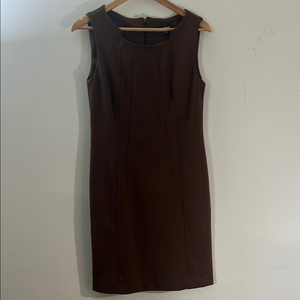 Premise Chocolate Brown Sleeveless Dress